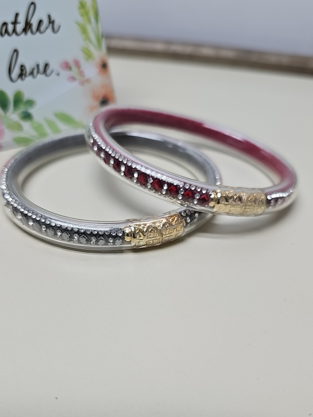 Budha All Weathers Bangles A Tzubbie Sized Bangle Infused With Bold 8mm Crystal.